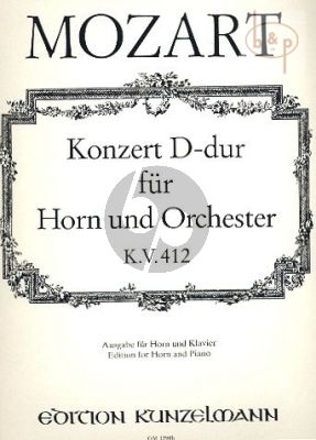 Konzert D-Dur KV 412 (386b) (mit Horn D St.)