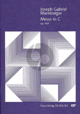 Messe C-dur Op.169 SATB soli-Chor-Orch. Klavierauszug