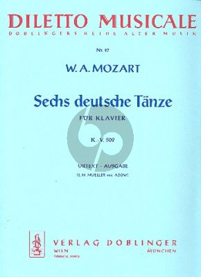 6 Deutsche Tanze KV 509