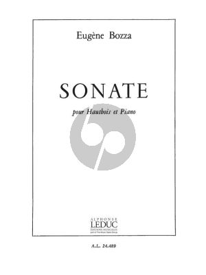 Bozza Sonate pour Hautbois et Piano