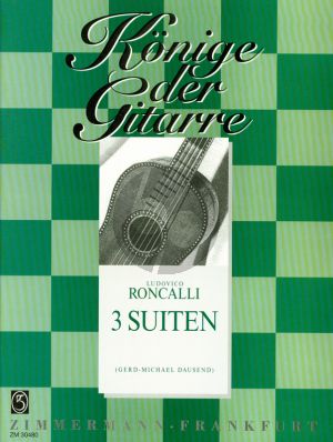 Roncalli 3 Suiten für Gitarre (Gerd Michael Dausend)