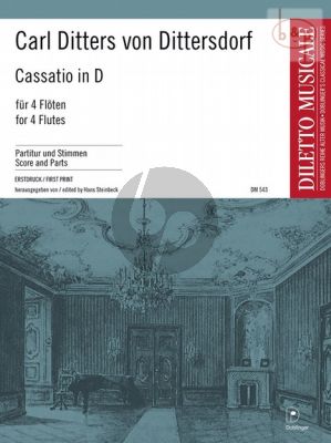 Cassatio D-major (4 Flutes)