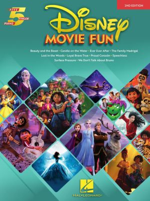 Disney Movie Fun 5 Finger Piano (2nd. edition)