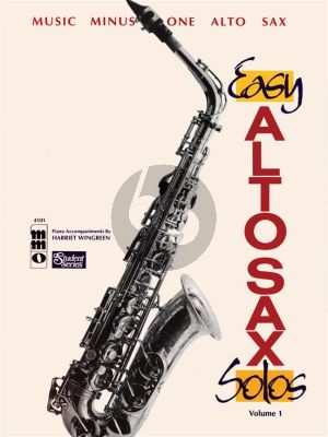 Easy Alto Sax Solos Beginning Level Vol.1 (MMO