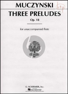 Muczynski 3 Preludes Op.18 Flute solo