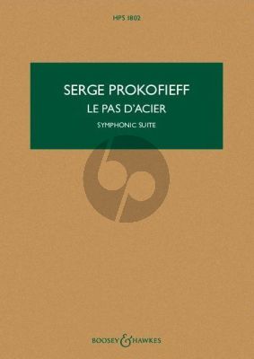 Prokofieff Le Pas d'Acier Op. 41a Orchestra Study Score