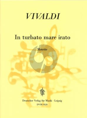 Vivaldi In turbato mare irato RV 627 (Motet) Soprano-Streicher-Bc (Partitur) (Manfred Fechner)