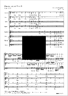 Bach Das ist meine Freude SATB-SATB-Bc