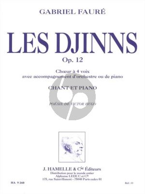 Faure Les Djinns Op.12 Choeur et Piano