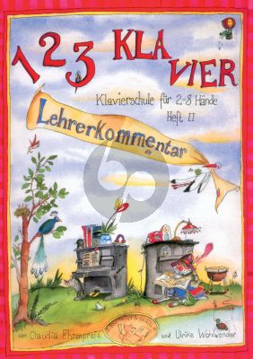 Ehrenpreis-Wohlwende 123 Klavier (Klavierschule für 2 - 8 Hände) Vol.2 (Lehrerkommentar)