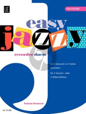 Bonsor Easy Jazzy Recorder Duets 2 Descant (or Treble) Recorder