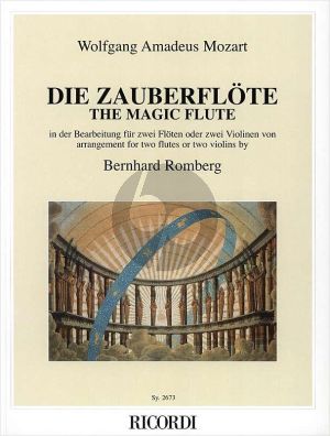 Mozart Die Zauberflote 2 Flutes or 2 Violins (arr. Bernhard Romberg)