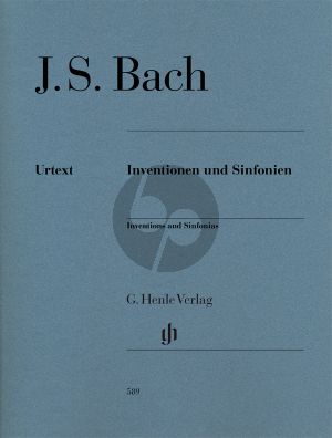 Bach Inventionen und Sinfonien BWV 772 - 801 Klavier (Ullrich Scheideler) (Henle-Urtext)