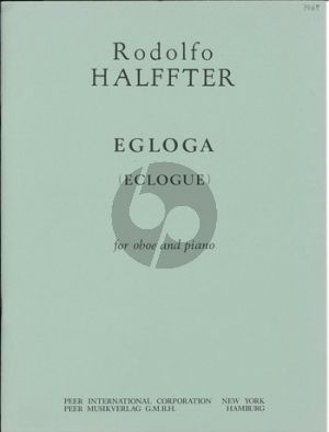 Halffter Egloga Op. 45 Oboe and Piano