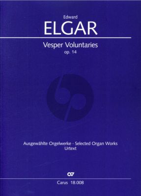 Elgar Vesper Voluntaries Op.14 Organ (edited by Eberhard Hofmann)