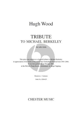 Tribute to Michael Berkeley