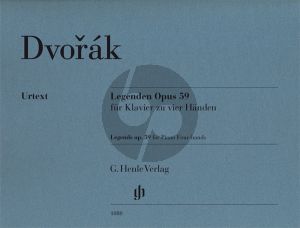 Dvorak  Legenden Op.59 Piano 4 Hds