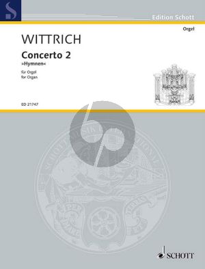 Wittrich Concerto 2 "Hymns" for Organ