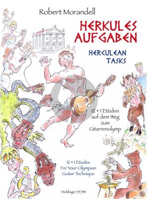 Morandell Herkulesaufgaben (Herculean Tasks) 12+1 Etüden Gitarre