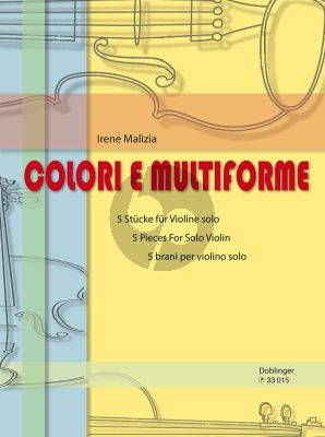 Malizia Colori e Multiforme (5 Pieces) Violin Solo