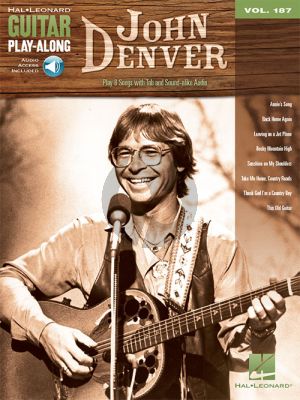 John Denver Guitar Play-Along Series Vol.187