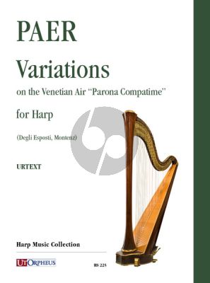 Variations on the Venetian Air “Parona Compatime” for Harp