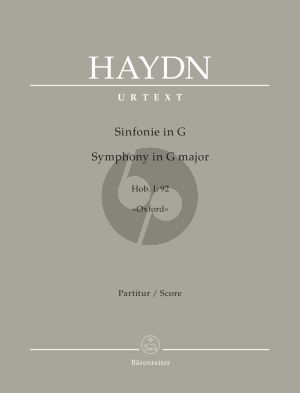 Haydn Symphony G-major Hob. I:92 "Oxford" Full Score