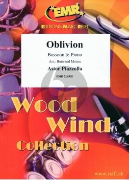 Piazzolla Oblivion Bassoon-Piano (arr. Bertrand Moren)