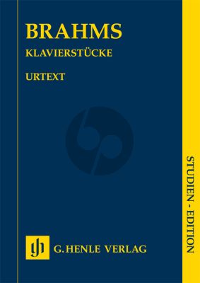 Brahms Klavierstücke (edited by Katrin Eich) Study Score