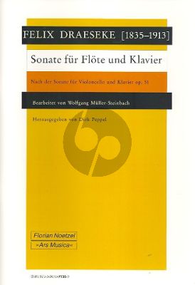 Draeseke Sonate (nach Op.51) Flöte-Klavier