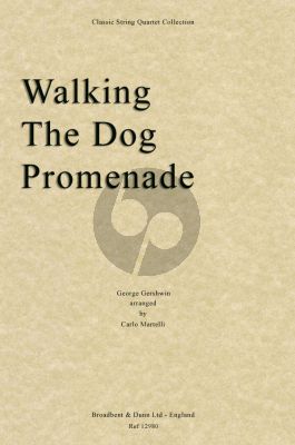 Gershwin Promenade (Walking the Dog) String Quartet (Score)