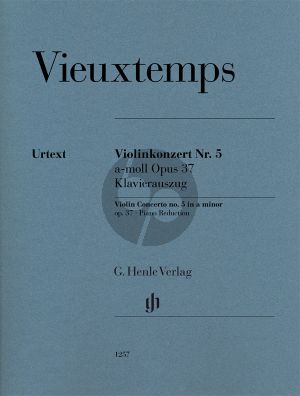 Vieuxtemps Concerto No.5 a-minor Op.37 Violin-Orch. (piano red.)