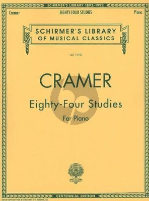 Cramer 84 Studies for Piano (Vol.1-4 Complete)