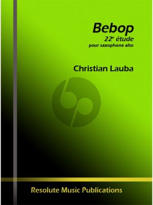 Lauba Bebop (Etude No.22) Alto Sax. solo