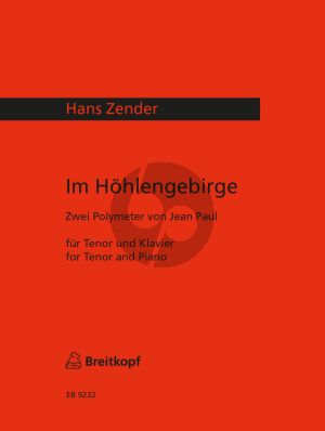 Zender Im Höhlengebirge (2 Polymeter von Jean Pau) Tenor-Klavier