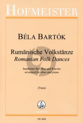 Bartok Rumanian Folk Dances Oboe-Piano (arr. Christian Tuns)