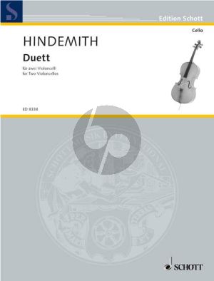 Hindemith Duett 2 Violoncellos (1942) (Giselher Schubert)