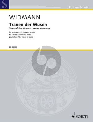 Widmann Tears of the Muses Clarinet [Bb]-Violin and Piano (Tränen der Musen) (Score/Parts)