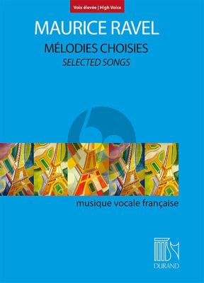 Ravel Mélodies Choisies High Voice-Piano