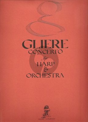 Gliere Concerto Op.74 Harp-Orchestra Harp Solo
