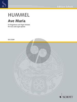 Hummel Ave Maria Voice-Organ(Piano)