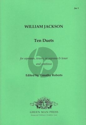 Jackson 10 Duets Sopranos[Tenors] or Soprano and Tenor Voice with Continuo