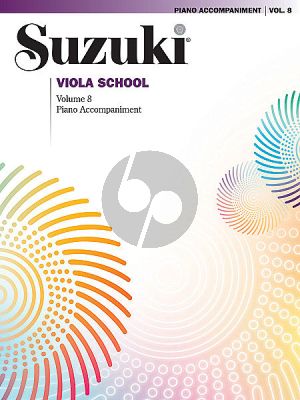 Suzuki Viola School Vol.8 (Piano Acc.)