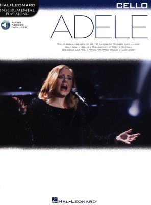 Adele for Violoncello - Book with Audio Online (Hal Leonard Instrumental Play-Along)