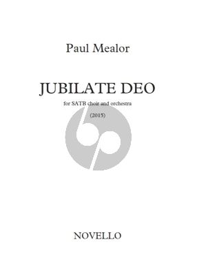 Mealor Jubilate Deo SATB-Orch. Score