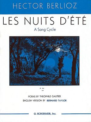 Berlioz Les nuits d'été Op.7 High Voice-Piano