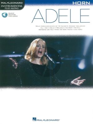 Adele Instrumental Play-Along Horn (Book with Audio online)