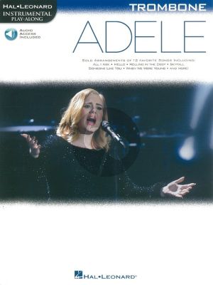 Adele Instrumental Play-Along Trombone (Book with Audio online)