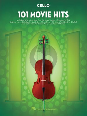 101 Movie Hits for Cello