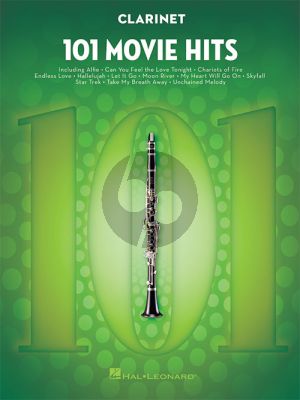 101 Movie Hits for Clarinet